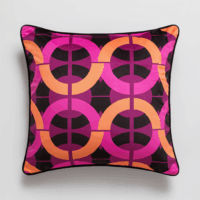 Cuscino in Velluto Double Face Circle