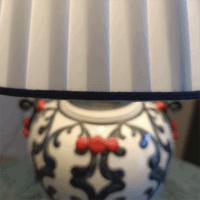 Lampada in ceramica Double Face Dipinta a Mano Aladdin - immagine 3