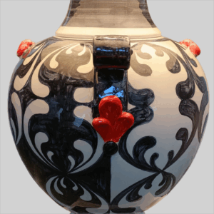 Lampada in ceramica Double Face Dipinta a Mano Aladdin - immagine 2