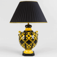 Lampada in ceramica Double Face Dipinta a Mano Aladdin