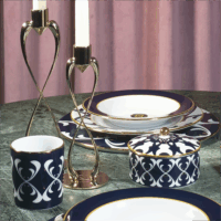 Kerzenhalter aus Messing Roségold, Vibes – Bild 3