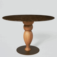 Aladdin Tisch mit Marmorplatte